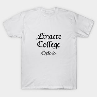 Oxford Linacre College Medieval University T-Shirt